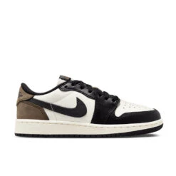 Air Jordan 1 Low OG 'Mocha' (GS) - White/Black/Dark Mocha