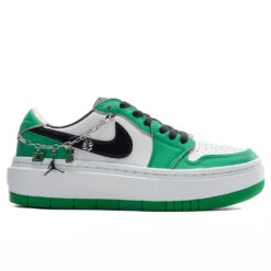 Women's Air Jordan 1 Elevate Low SE - Lucky Green/Black/White