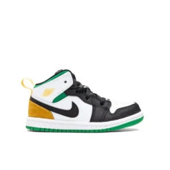 Air Jordan 1 Mid SE (TD) - White/Laser Orange