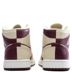 Women's Air Jordan 1 Mid - Beach/Cherry Wood Red/Sail -Feature Sale Store Air Jordan 1 Mid Women s Beach Cherry Wood Red Sail dr0501 200 01 23 23 Feature JP 5