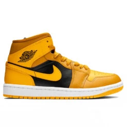 Women's Air Jordan 1 Mid - Chutney/Taxi/Black