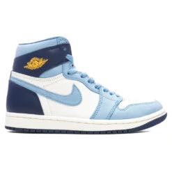 Women's Air Jordan 1 Retro High OG 'First In Flight' - University Blue/University Gold/Sail