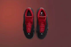 Women's Air Jordan 14 Retro Low 'Red Lipstick' - Black/Gym Red/Metallic Silver -Feature Sale Store Air Jordan 14 Retro Low Womens Red Lipstick Black Gym Red Metallic Silver DH4121 006 September 9 2021 03
