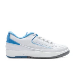 Air Jordan 2 Retro Low (GS) - White/University Blue/Cement Grey