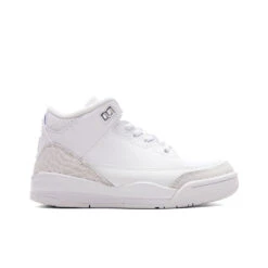 Air Jordan 3 Retro 'Pure Money' (PS) - White/Metalic Silver