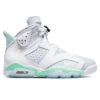 Women's Air Jordan 6 Retro - White/Purple Platinum/Mint Foam
