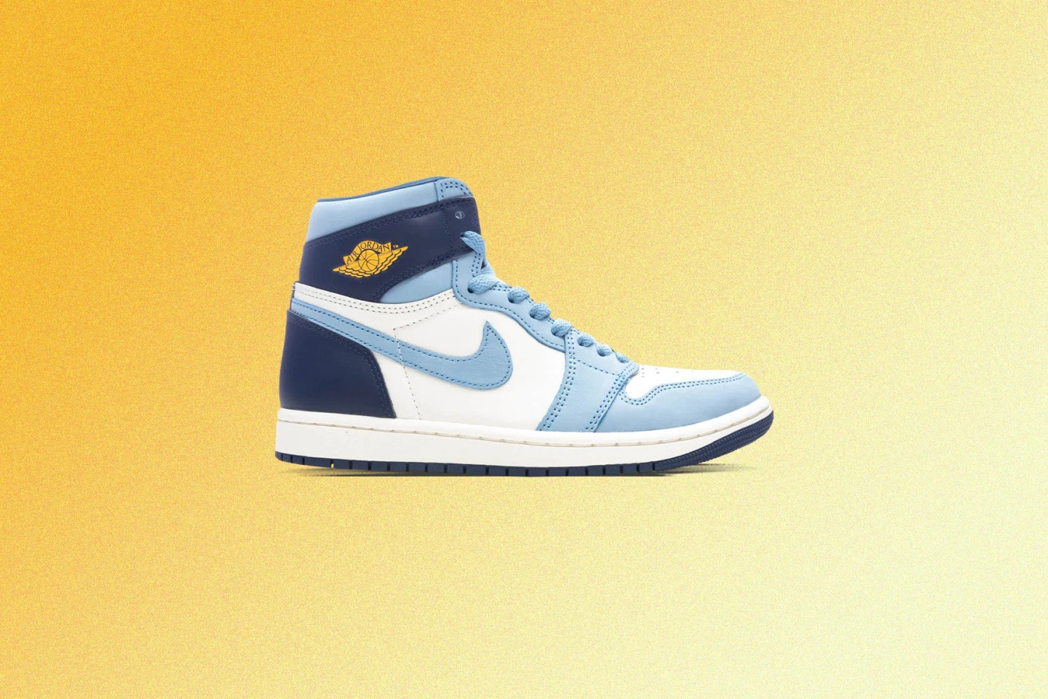 Women's Air Jordan 1 Retro High OG 'First In Flight' - University Blue/University Gold/Sail 5 Women's Air Jordan 1 Retro High OG 'First In Flight' - University Blue/University Gold/Sail - Image 5