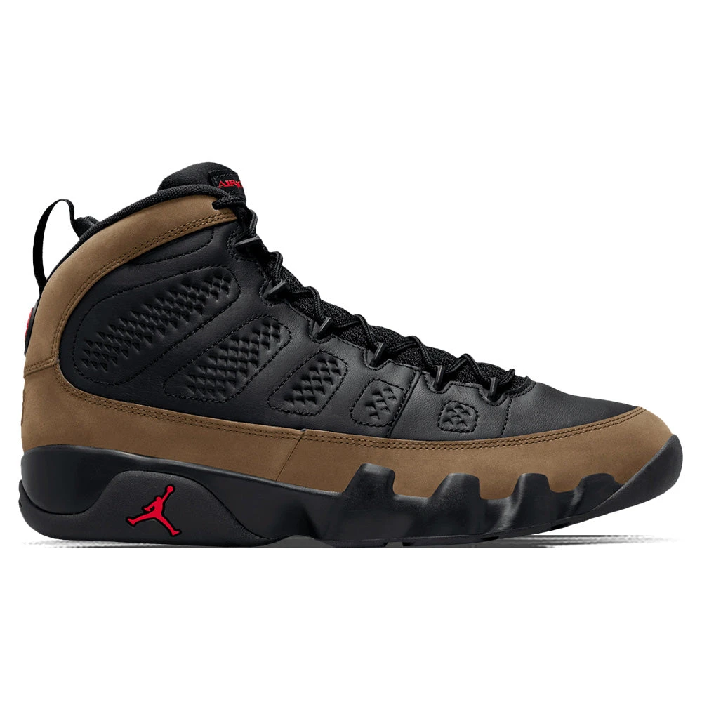 Air Jordan 9 Retro - Black/True Red/Light Olive 1 Air Jordan 9 Retro - Black/True Red/Light Olive