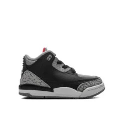 Air Jordan 3 Retro (TD) 'Black Cement' - Black/Fire Red/Cement Grey/Summit White