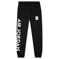 Jordan AJ4 Graphic Fleece Pants - Black/University Red