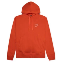Jordan Flight MVP Fleece Pullover Hoodie - Rush Orange