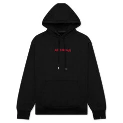 Jordan Heavyweight Loopback Fleece Hoodie - Black/Gym Red
