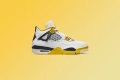 Women's Air Jordan 4 Retro - White/Coconut Milk/Vivid Sulfur -Feature Sale Store Women sAirJordan4Retro White CoconutMilk VividSulfur DESKTOP RELEASES
